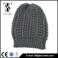 Plain color chunky cable knit beanie